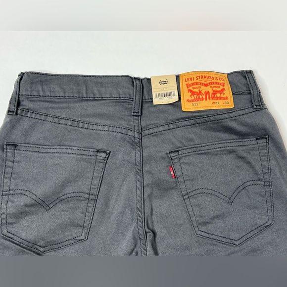 NWT Men's Levi's® 511™ Slim-Fit Stretch Jeans by Levi's ! Gray size 31X30 ✨NEW - Picture 3 of 4